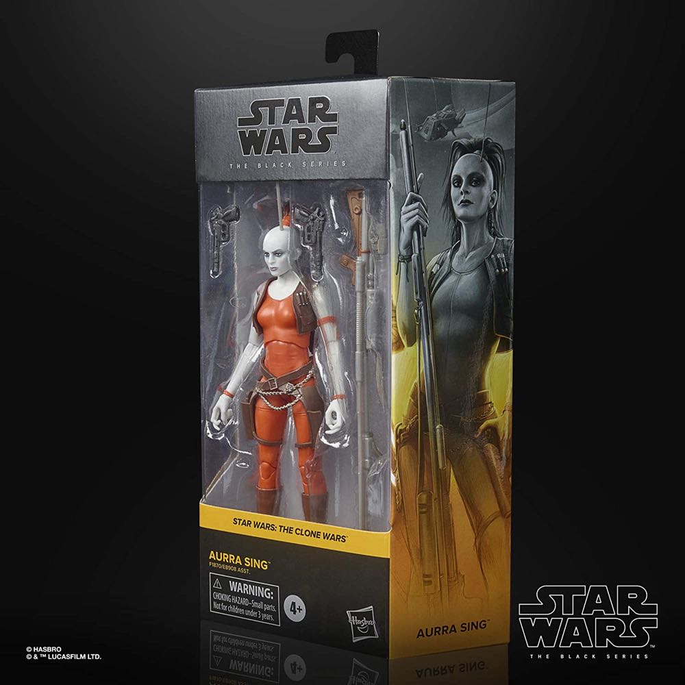 Aurra Sing (08 Clone Wars) - Hasbro (Star Wars Black Series 6”) action figure collectible - Main Image 3