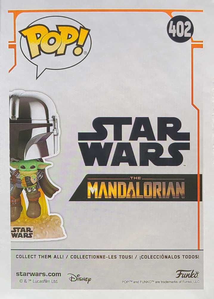 #402 The Mandalorian With Grogu - Funko (Funko Pop!) action figure collectible [Barcode 889698554961] - Main Image 2