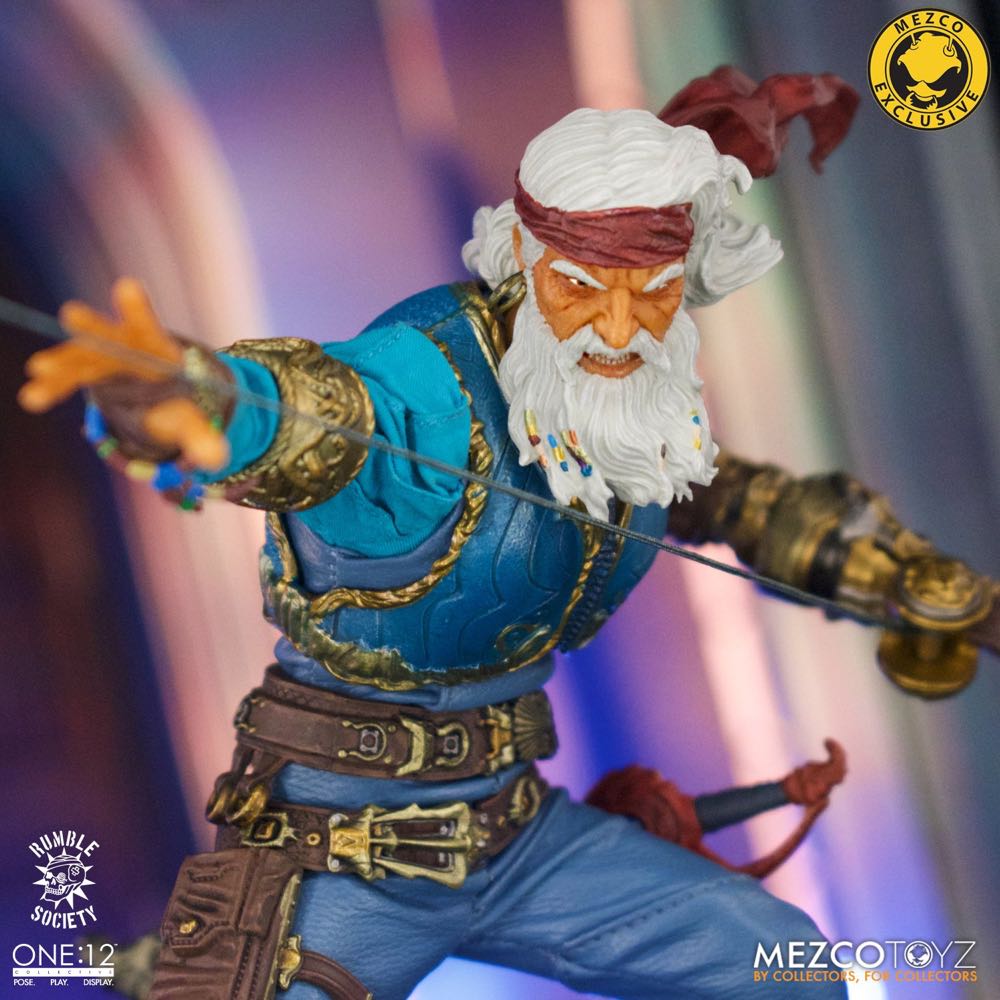 Mezco Captain Nemo Rumble Society: 20,000 Leagues Under the Sea & Nautilus - Mezco Toyz (One:12 Collective - Rumble Society) action figure collectible [Barcode 6961987607290] - Main Image 4