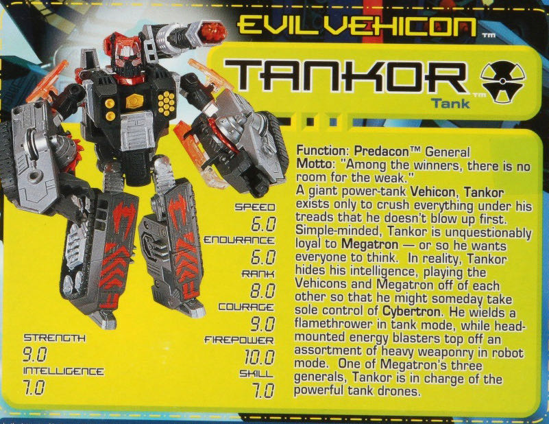 Beast Machines Tankor - Hasbro action figure collectible - Main Image 3
