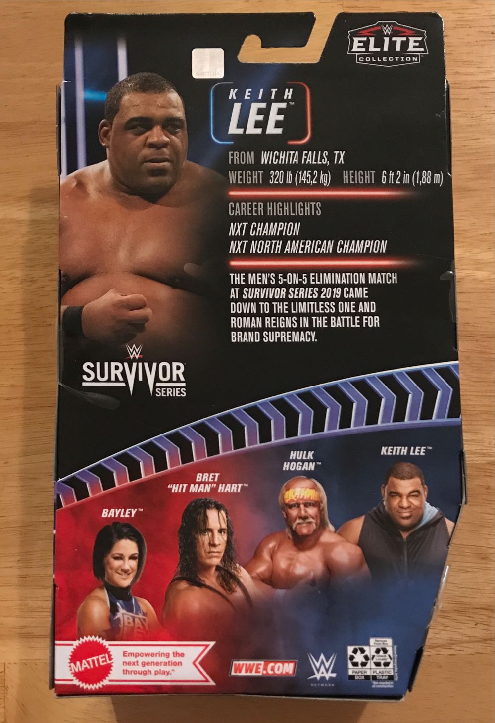 Keith Lee - Mattel (WWE Elite Survivor Series) action figure collectible [Barcode 887961967777] - Main Image 2