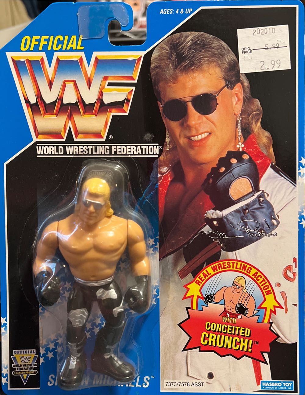 Shawn Michaels  - Hasbro (WWF Hasbro) action figure collectible [Barcode 038976073735] - Main Image 3