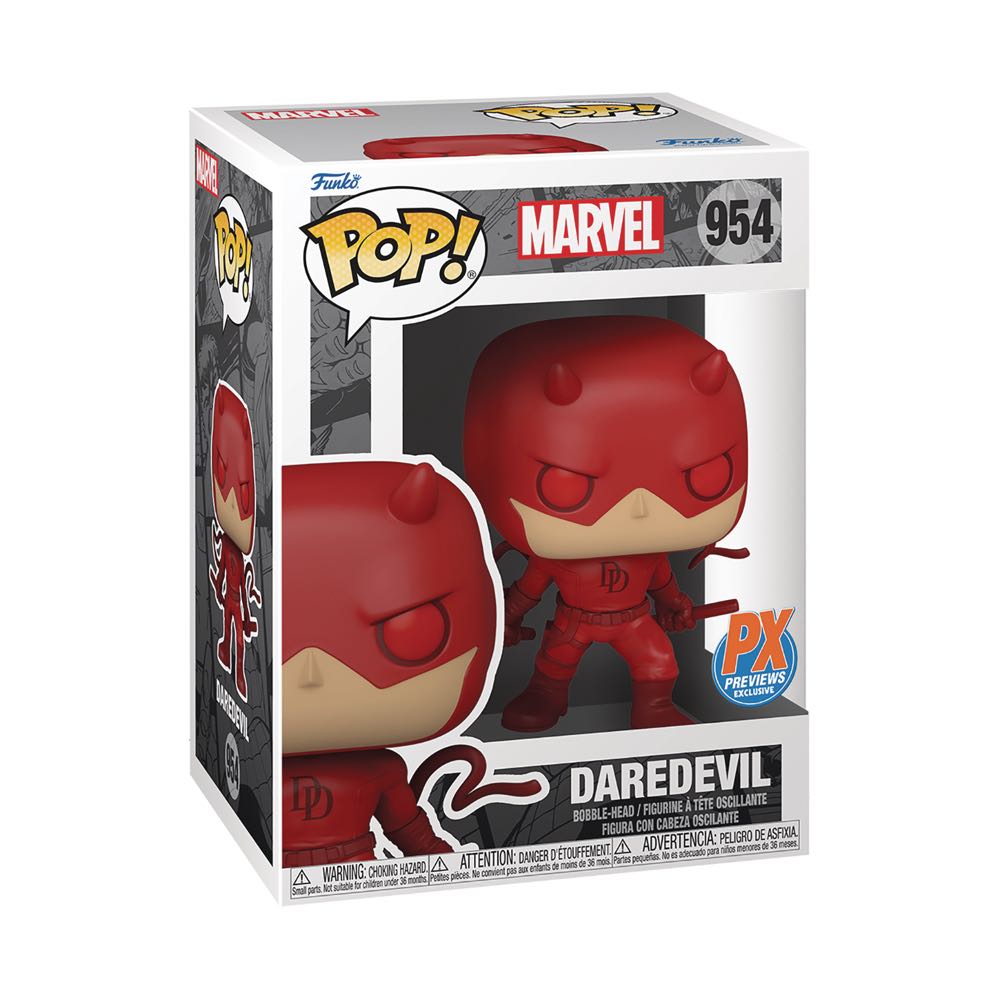 Daredevil Pop Vinyl 954 Px Exclusive - Funko (Funko) action figure collectible [Barcode 889698588003] - Main Image 2