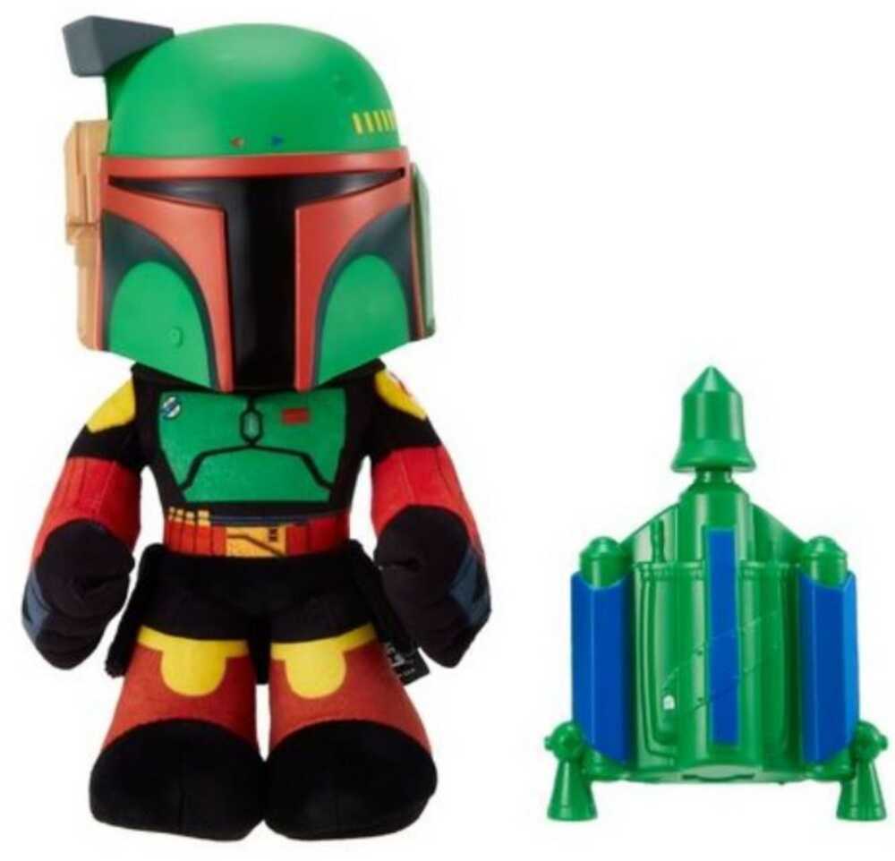 BOBA FETT Plush Doll - Mattel (Star Wars The Book of Boba Fett) action figure collectible [Barcode 194735063598] - Main Image 2