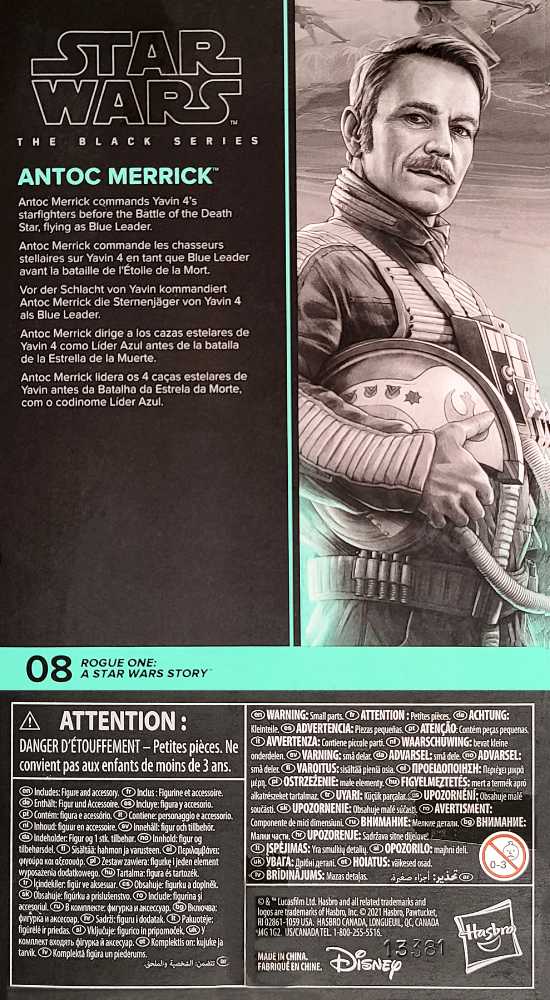 Antoc Merrick - Disney / Hasbro (Star Wars The Black Series : Rogue One) action figure collectible [Barcode 5010993904990] - Main Image 2