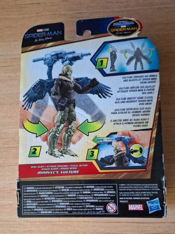 Spider-man Marvel 6-inch Deluxe Wing Blast Marvel’s Vulture Movie-inspired Action Figure Toy Blasts Included Projectiles Ages 4 And Up  action figure collectible [Barcode 5010993823512] - Main Image 2