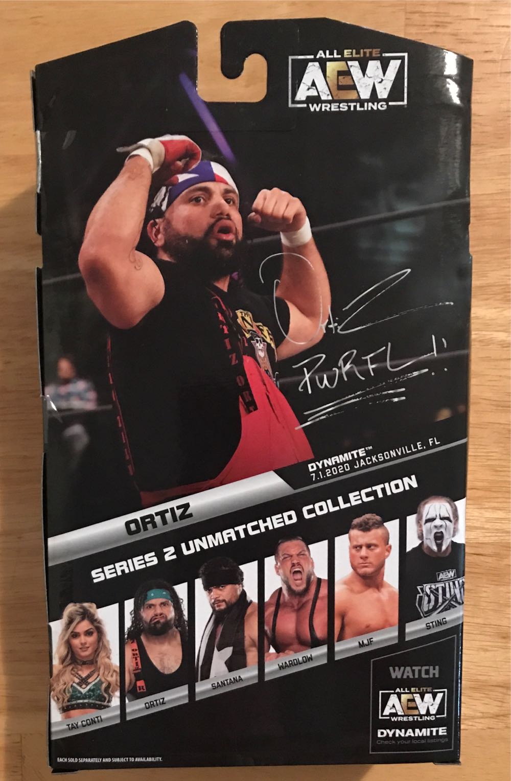 11. Ortiz - Jazwares LLC (AEW Unmatched) action figure collectible [Barcode 191726415299] - Main Image 2