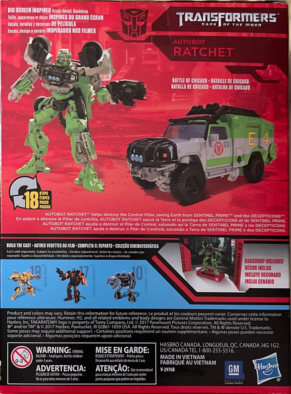 Transformers Dark Of The Moon Ratchet  - Hasbro (Transformers Deluxe Class) action figure collectible [Barcode 630509707584] - Main Image 4