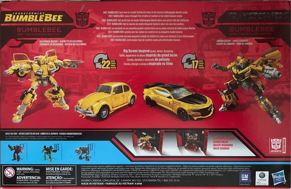 Bumblebee: Then and Now Two-Pack (Studio Series 24 & 25) - Hasbro / Takara Tomy (Transformers Studio Series) action figure collectible [Barcode 630509754427] - Main Image 2