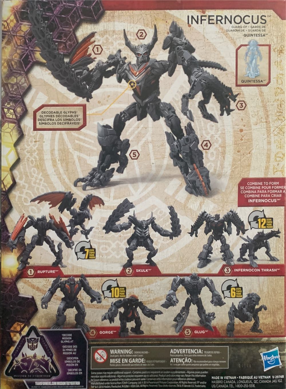 Transformers The Last Knight: Infernocus - Hasbro (Transformers Leader Class) action figure collectible [Barcode 630509589883] - Main Image 4