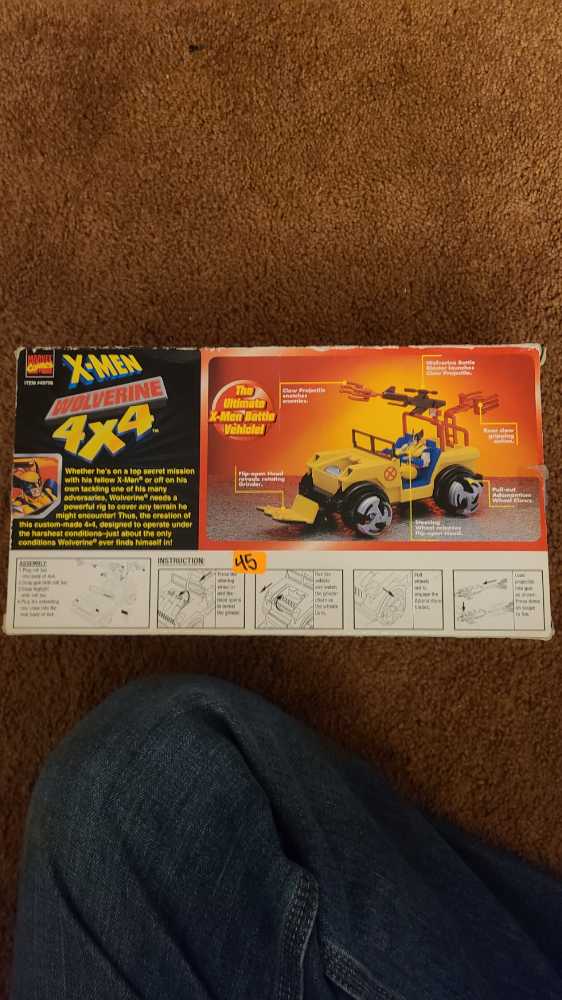 Toybiz The Uncanny X-Men Wolverine 4x4 Jeep With Figure Sealed In Box 2000 Rare Vintage  action figure collectible [Barcode 035112497066] - Main Image 2
