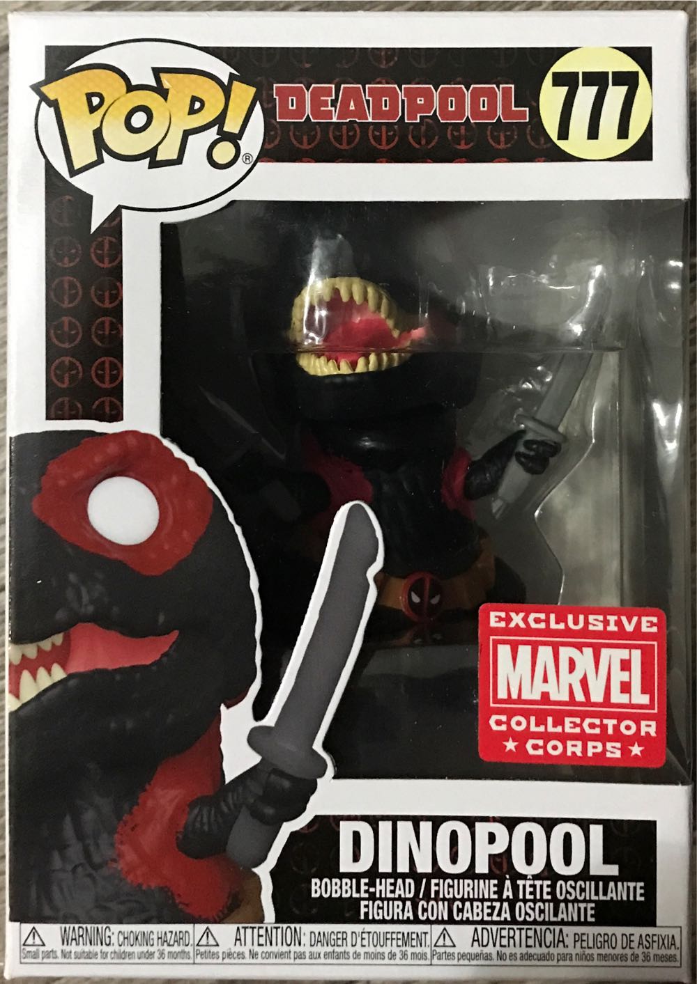 Marvel: Deadpool Collector Corps Exclusive 30th Anniversary Dinopool #777  action figure collectible [Barcode 889698552622] - Main Image 2