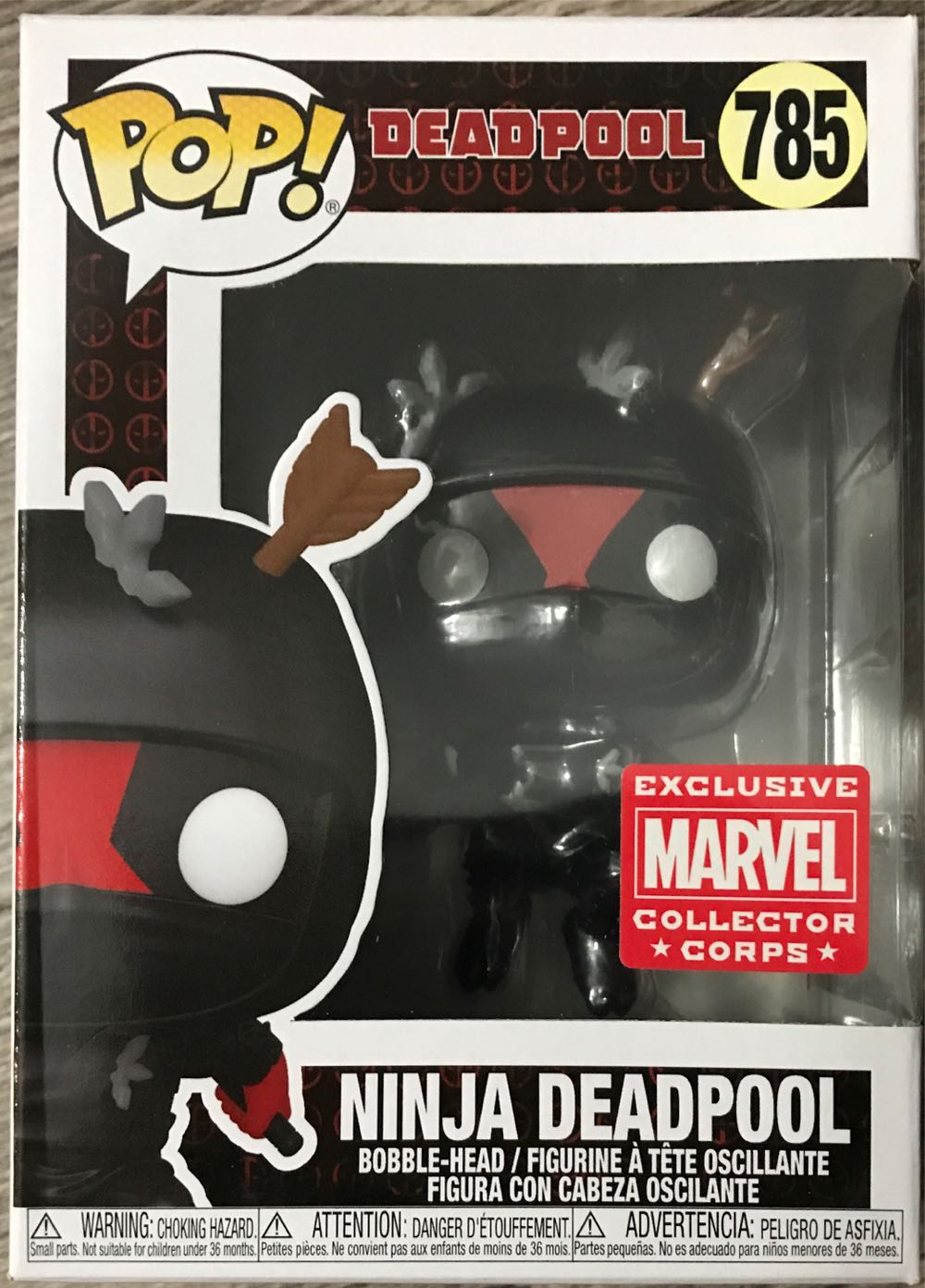 Marvel: Deadpool Collector Corps Exclusive 30th Anniversary Ninja Deadpool #785  action figure collectible [Barcode 889698546980] - Main Image 2