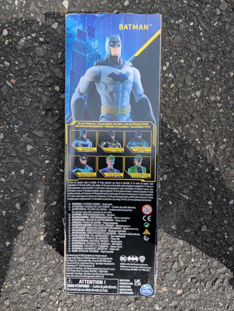 Batman: Batman 12-inch Rebirth Action Figure For Kids Aged 3 And Up: Spin Master  action figure collectible [Barcode 778988009390] - Main Image 3