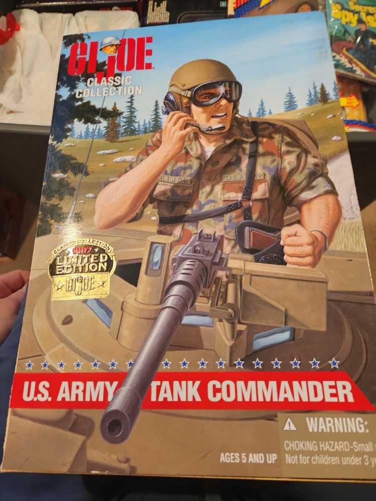 U.S. Army Tank Commander - Kenner (G.I. Joe: Classic Collection: 12” Figures) action figure collectible [Barcode 076281813462] - Main Image 1