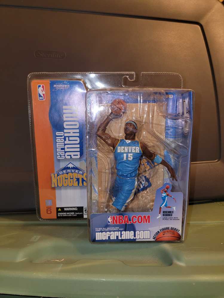 McFarlane NBA : Carmelo Anthony ( Denver Nuggets ) - McFarlane Toys (Mcfarlane NBA) action figure collectible [Barcode 787926704945] - Main Image 2