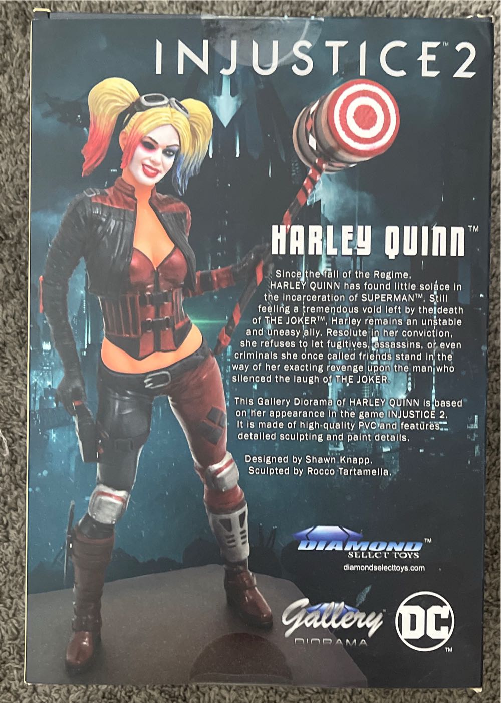Diamond Select Toys Dc Gallery: Injustice 2: Harley Quinn Pvc Figure Multicolor - Diamond Select Toys action figure collectible [Barcode 699788841112] - Main Image 2