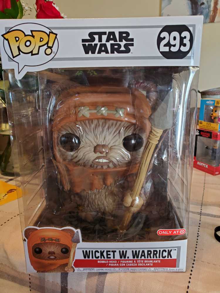 *Funko Pop Star Wars Wicket 10 Inch Pop Funko Movies: Star Wars 10 Wicket W. Warrick - Funko (Funko Pop!) action figure collectible [Barcode 889698375238] - Main Image 2