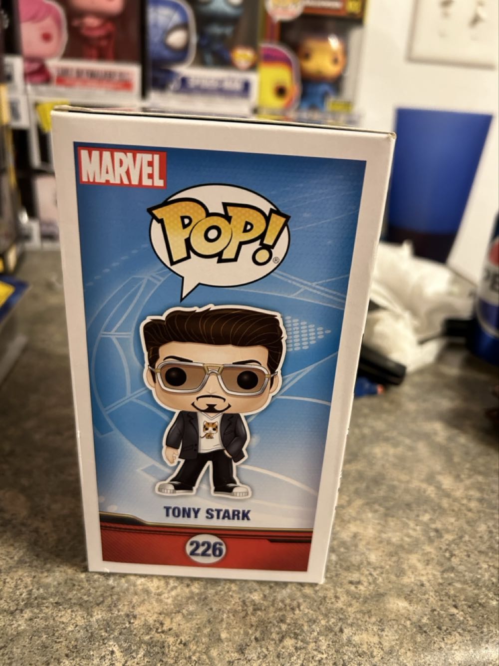 Funko Pop Marvel Spider-man Homecoming Tony Stark Action Figure - Funko action figure collectible [Barcode 889698143530] - Main Image 3