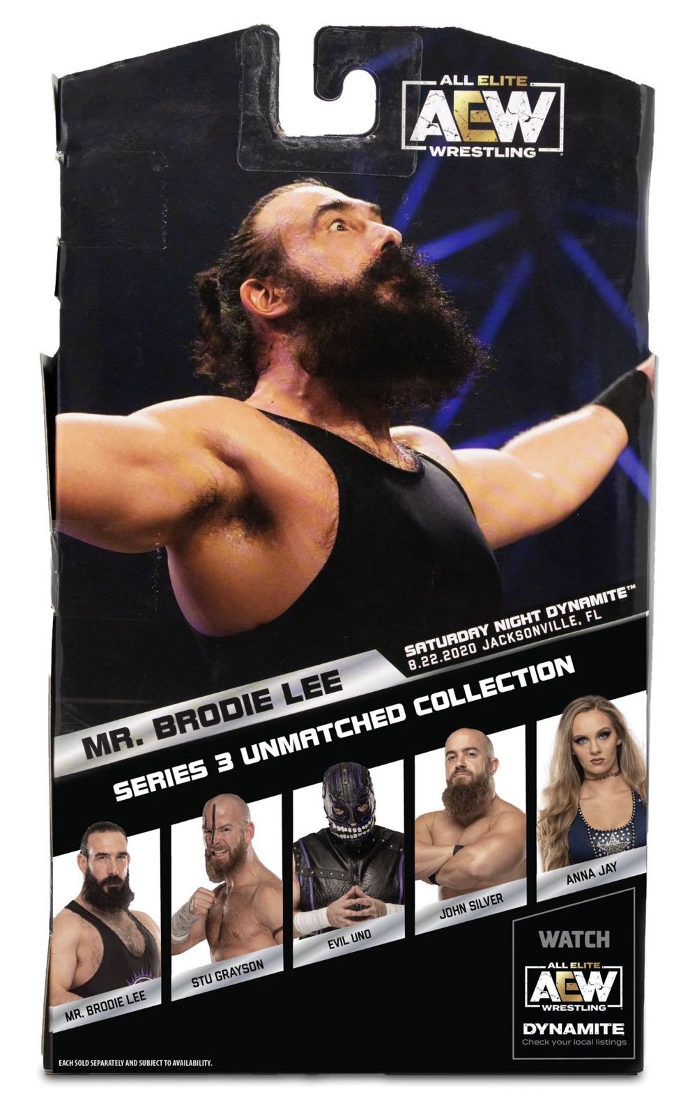 Brodie Lee - Jazwares LLC (AEW Unmatched Collection Series 3) action figure collectible [Barcode 191726415350] - Main Image 4
