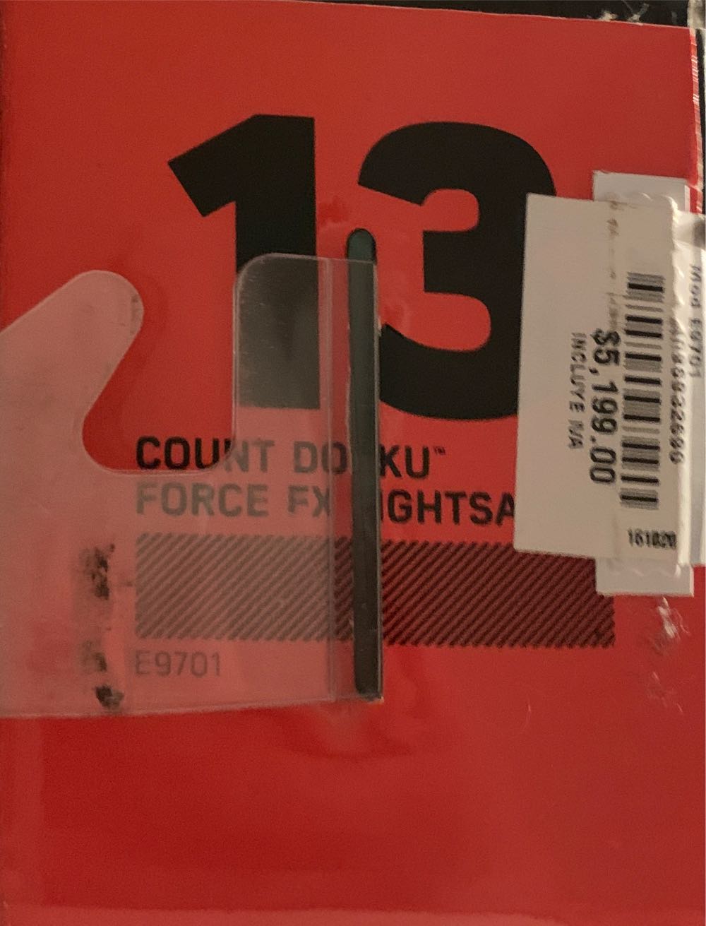 Force Fx  Count Dooku Lightsaber - Hasbro (SW BS Accesorios) action figure collectible [Barcode 5010993709489] - Main Image 4