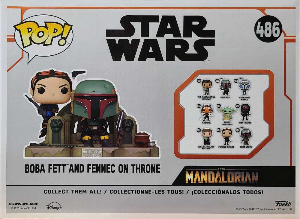 Funko Pop! Television: The Mandalorian Boba Fett & Fennec Shandon Thone MANDO - Funko (Star Wars The Mandalorian) action figure collectible [Barcode 889698583916] - Main Image 2
