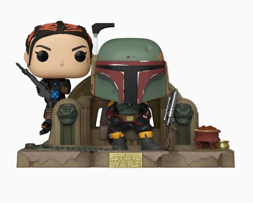 Funko Pop! Television: The Mandalorian Boba Fett & Fennec Shandon Thone MANDO - Funko (Star Wars The Mandalorian) action figure collectible [Barcode 889698583916] - Main Image 3