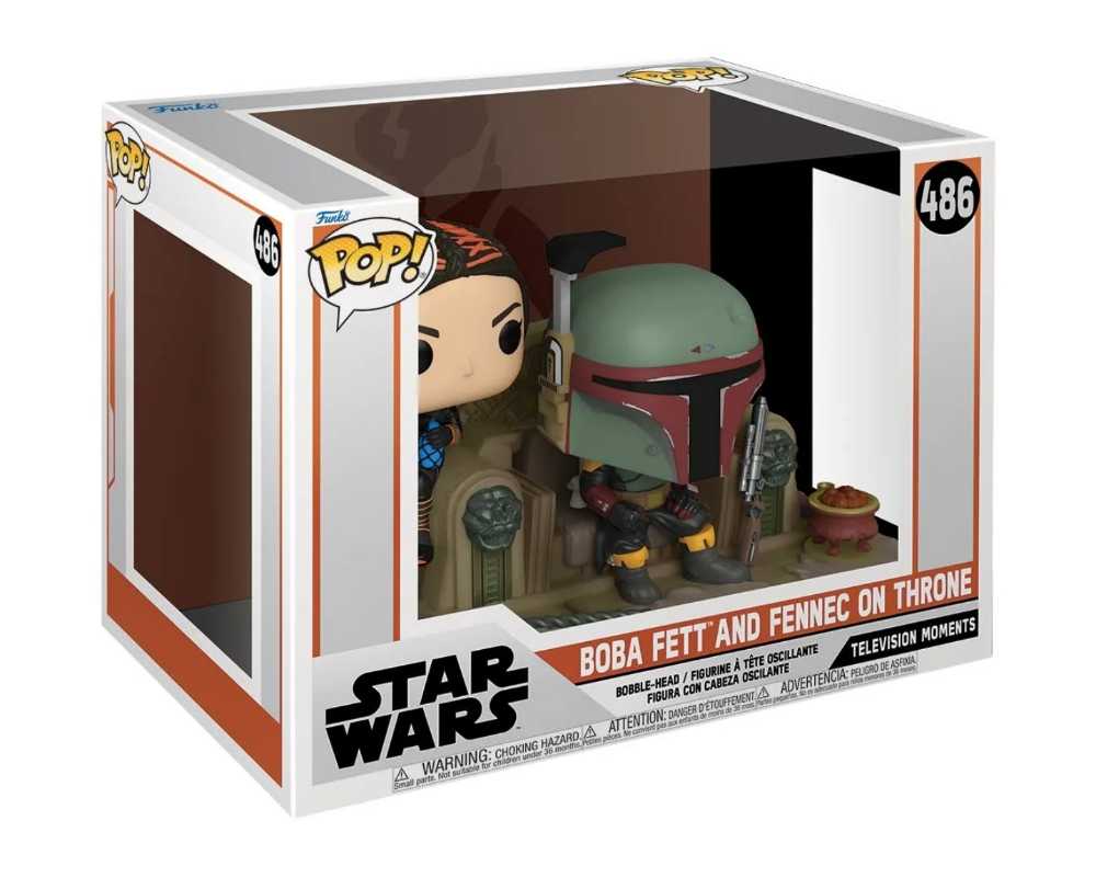 Funko Pop! Television: The Mandalorian Boba Fett & Fennec Shandon Thone MANDO - Funko (Star Wars The Mandalorian) action figure collectible [Barcode 889698583916] - Main Image 4