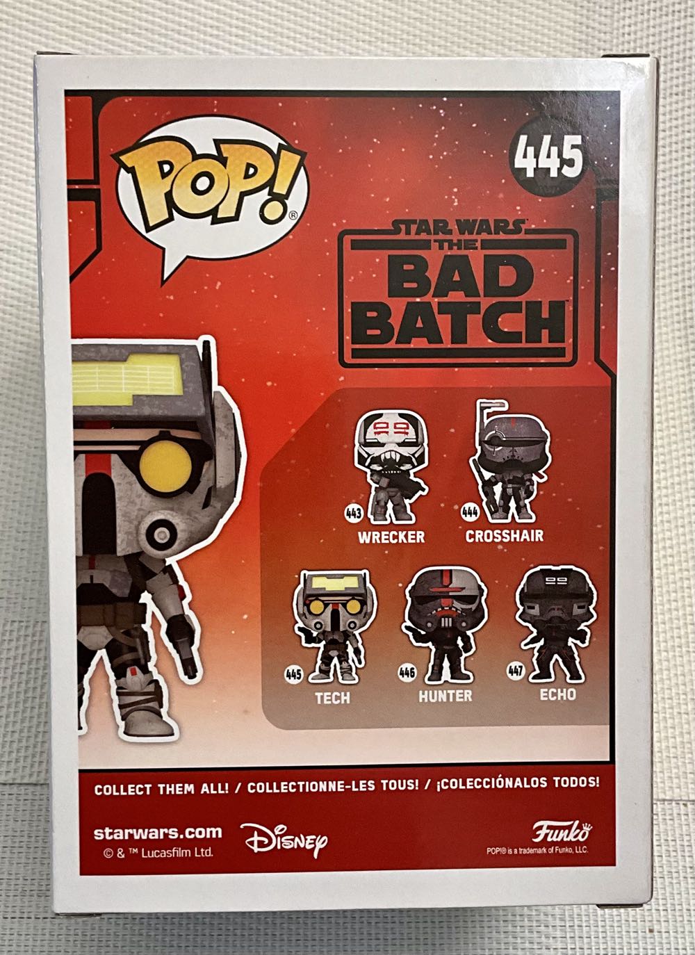 Funko #445 Star Wars The Bad Batch Tech - Funko (Star Wars : The Bad Batch) action figure collectible [Barcode 889698555029] - Main Image 2