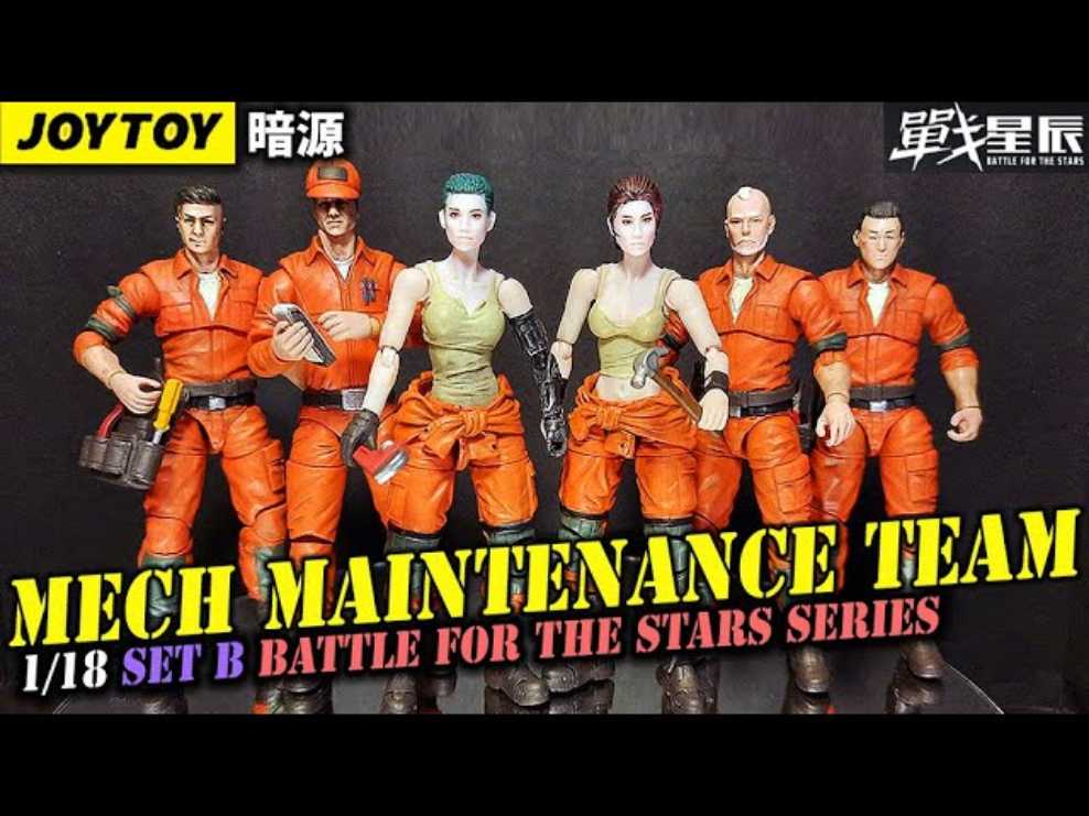 Mohawk Maintenance - Joy Toy (Mech Maintenance Team B) action figure collectible [Barcode 6973130371187] - Main Image 4