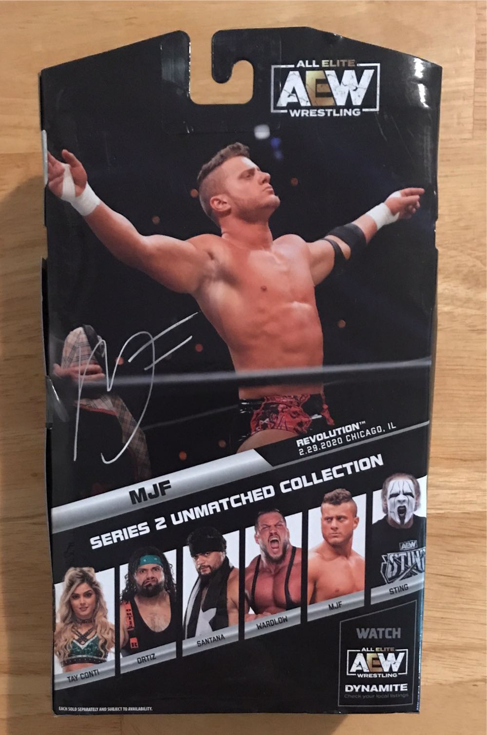 AEW Unmatched Collection MJF - Jazwares (AEW Unmatched Collection Series 2) action figure collectible [Barcode 191726415329] - Main Image 2