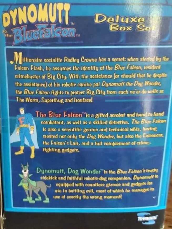 Dynomutt & The Blue Falcon - Toynami (Hanna Barbera Collection) action figure collectible [Barcode 816355004606] - Main Image 3