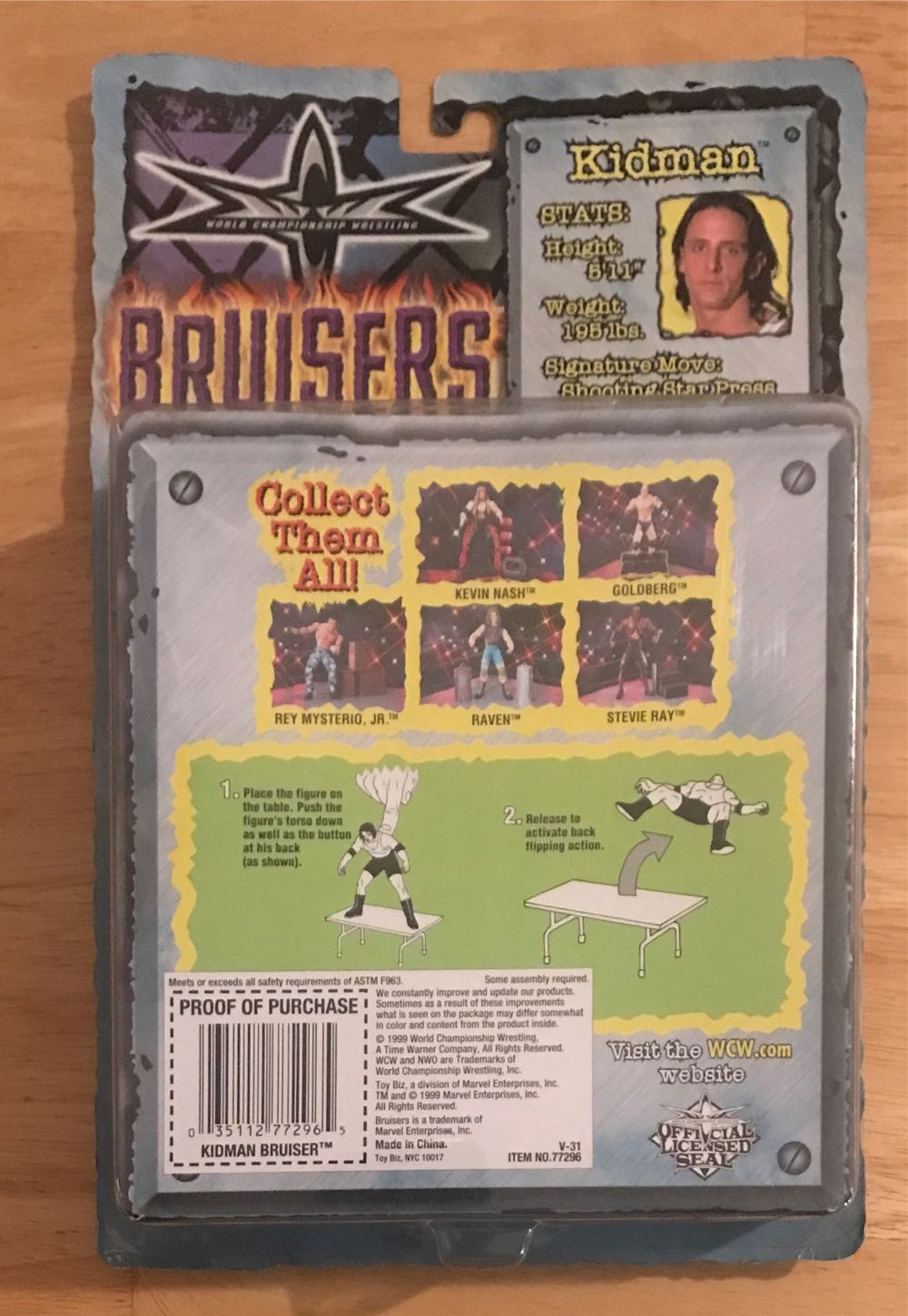 Kidman - Toy Biz (WCW - Toy Biz) action figure collectible [Barcode 035112772965] - Main Image 2