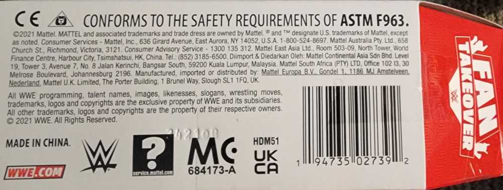 Ultimate Warrior - Mattel (Mattel Elite Collection Royal Rumble) action figure collectible [Barcode 194735027392] - Main Image 4