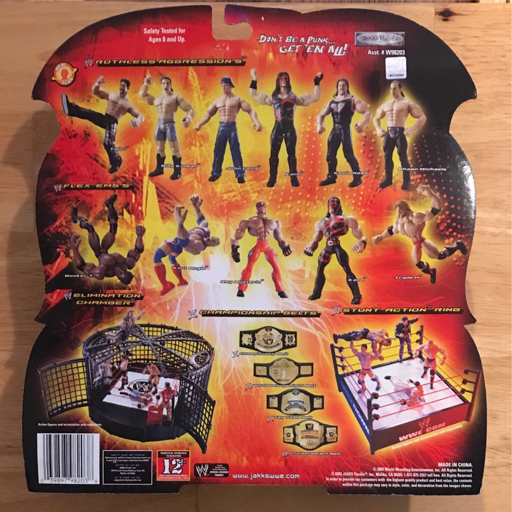 WWE Jakks Pacific Ruthless Aggression Adrenaline Series 3 Shawn Michaels and Chris Jericho - WWE Jakks Pacific Ruthless Aggression Series (WWE Jakks Pacific Ruthless Aggression Adrenaline Series 3) action figure collectible [Barcode 039897982038] - Main Image 2