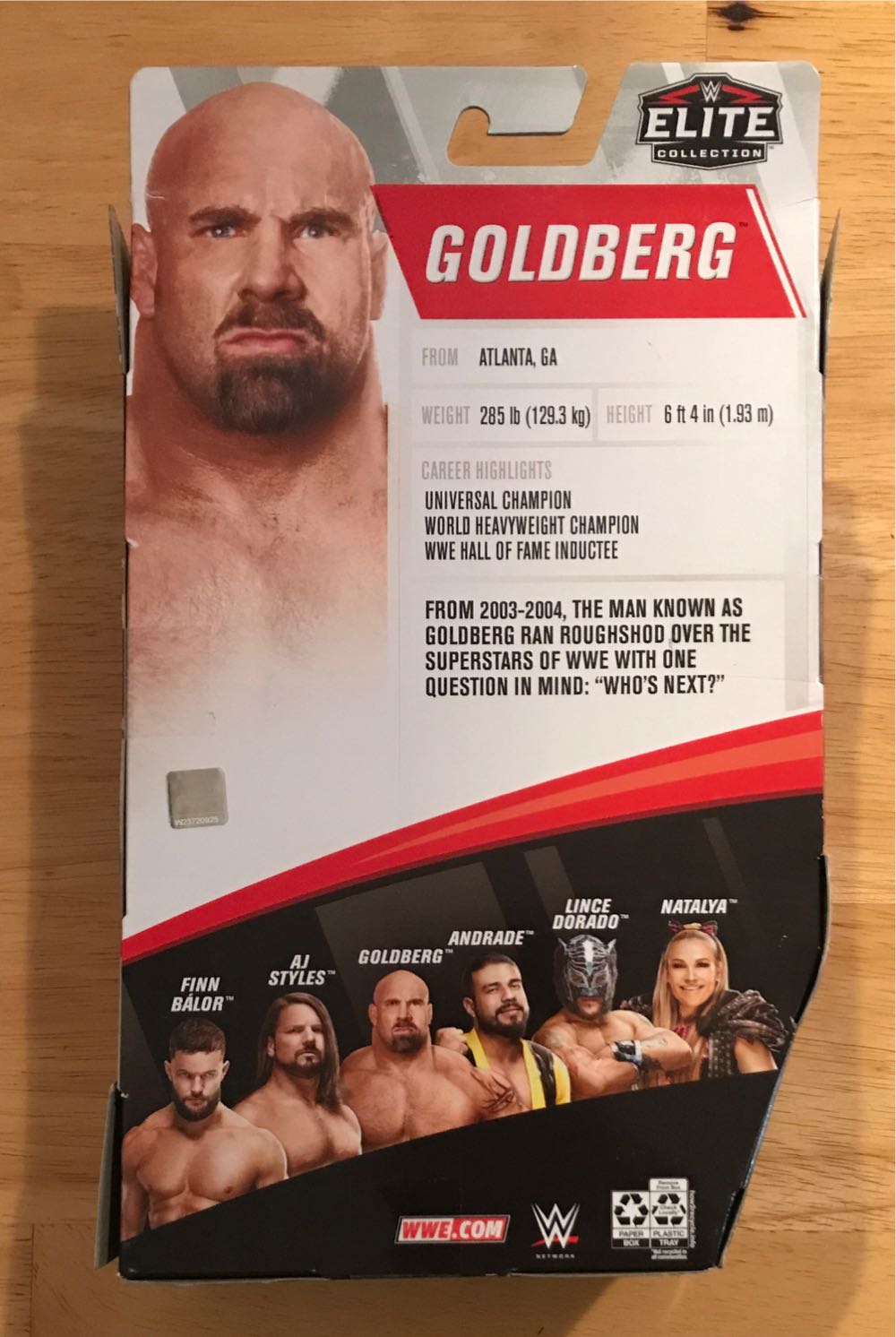 Goldberg (Elite Series 094) - Mattel (WWE Elite Series #74) action figure collectible [Barcode 887961830309] - Main Image 2