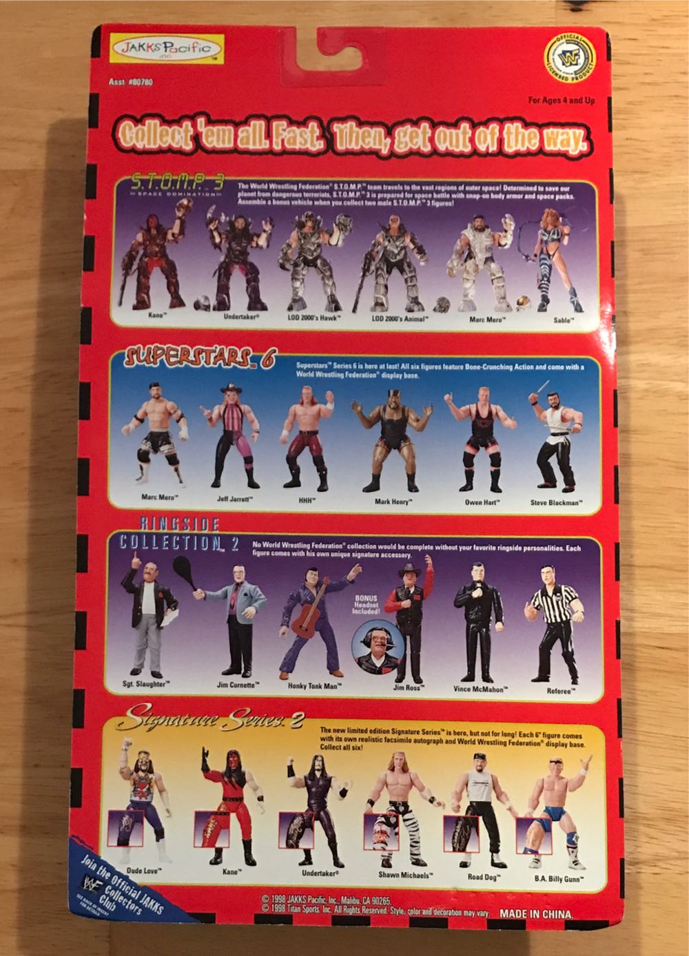 WWF Edge Jakks Pacific - WWF Jakks Pacific BCA (WWF Jakks Pacific BCA Special Edition 3) action figure collectible [Barcode 039897807713] - Main Image 2