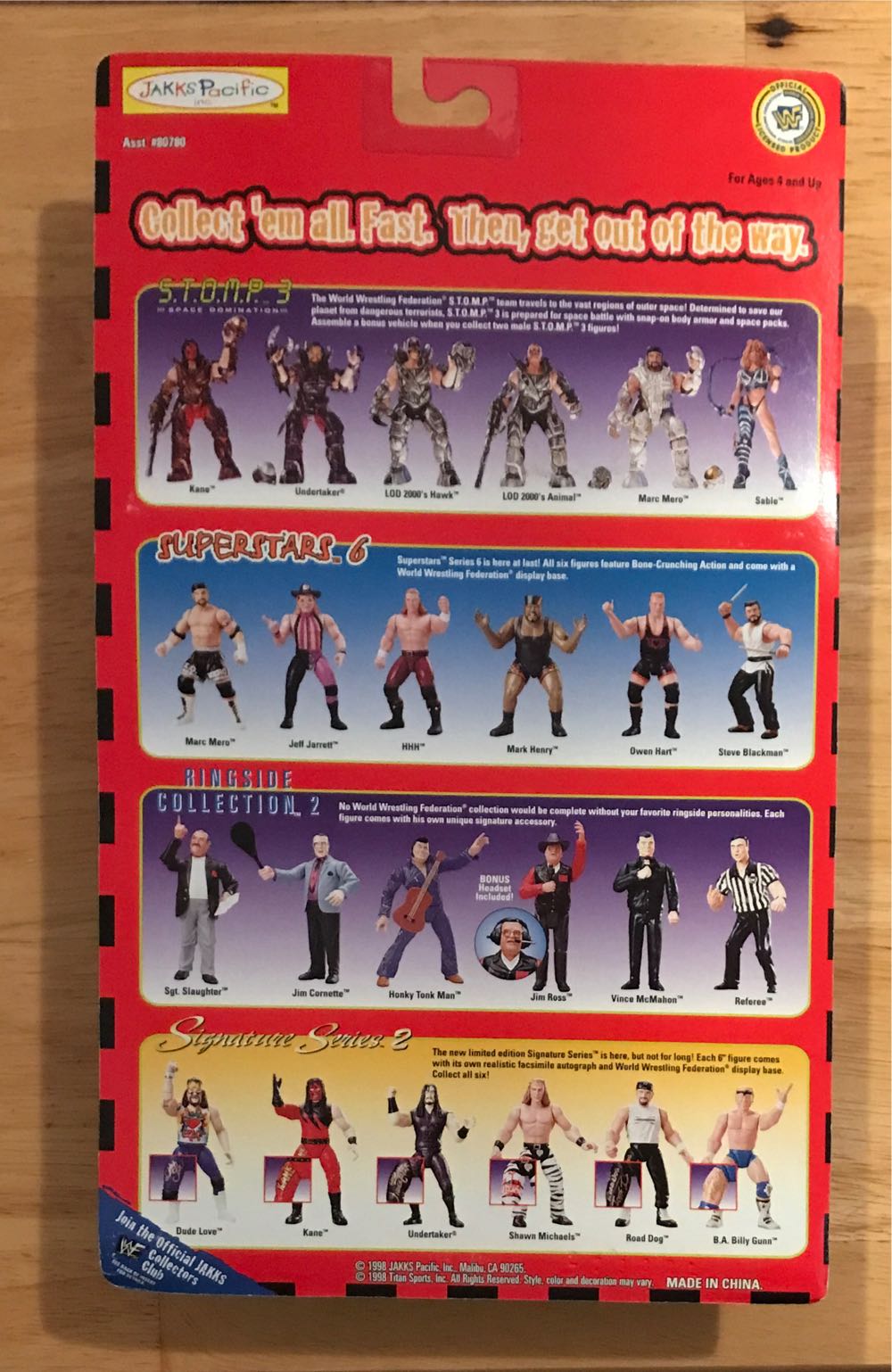 WWF Jakks Pacific BCA Special Edition Series 3: “Marvelous” Marc Mero - WWF Jakks Pacific BCA (WWF Jakks Pacific BCA Special Edition 3) action figure collectible [Barcode 039897807720] - Main Image 2