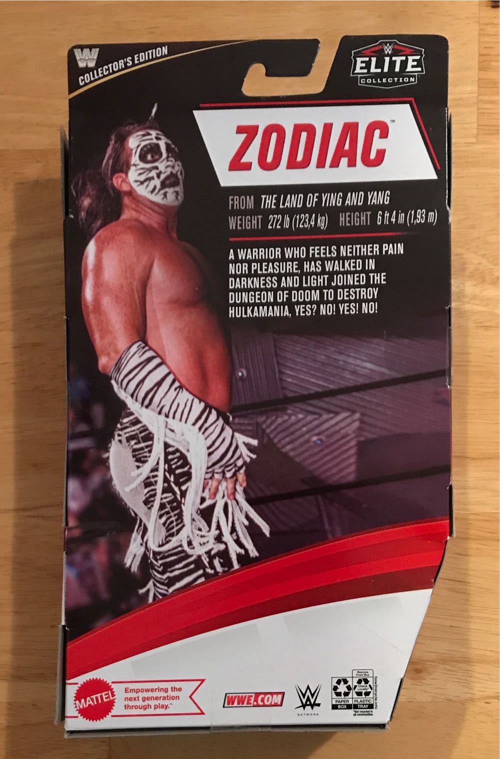 Zodiac - Mattel (WWE Elite Series) action figure collectible [Barcode 887961922004] - Main Image 2