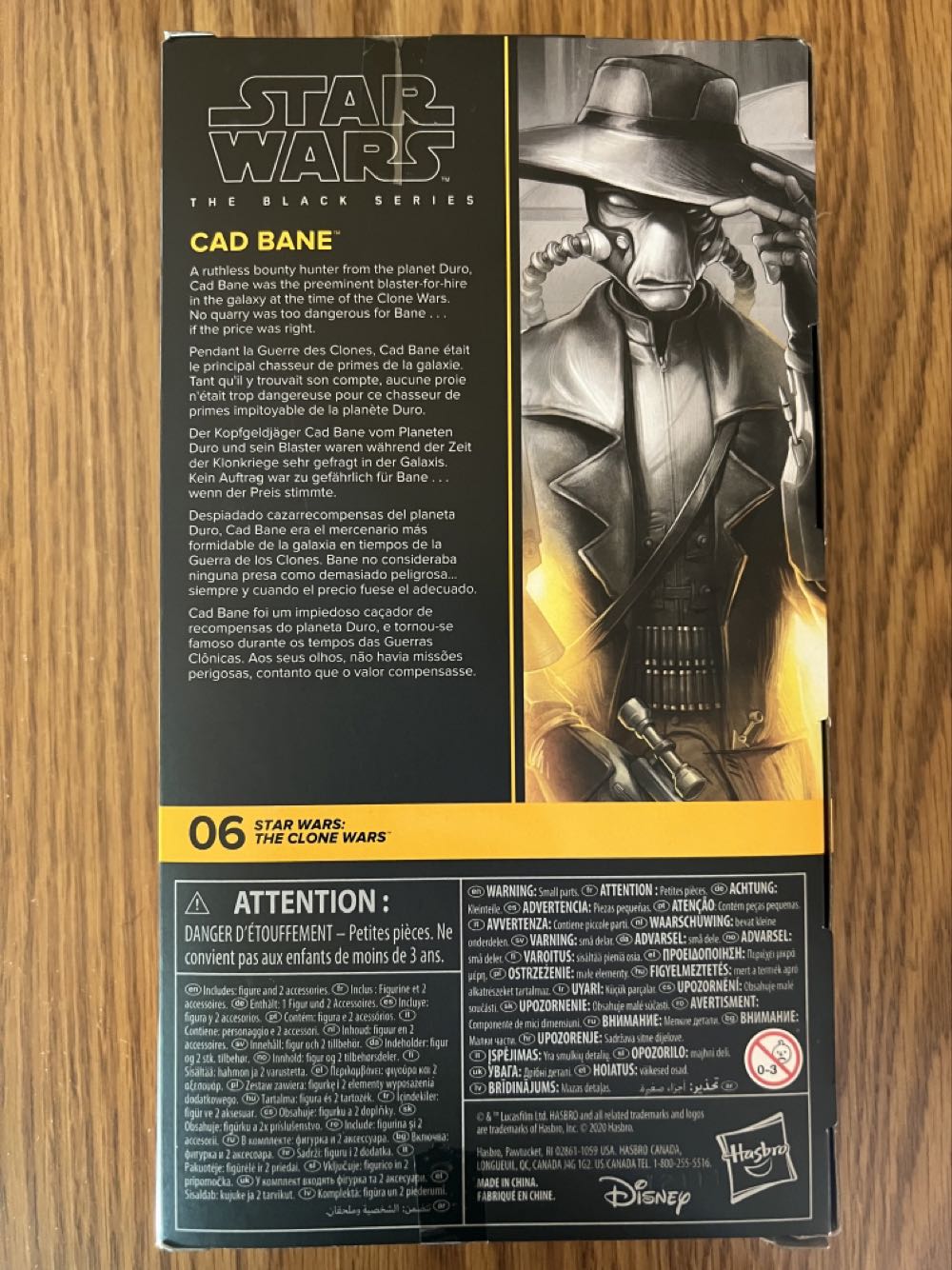 Cad Bane - Hasbro (Star Wars Black Series 6”) action figure collectible - Main Image 3