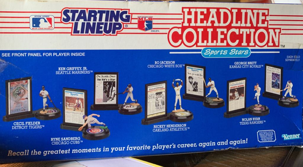 Starting Lineup MLB Headline Collection Nolan Ryan - Kenner action figure collectible [Barcode 076281784137] - Main Image 2
