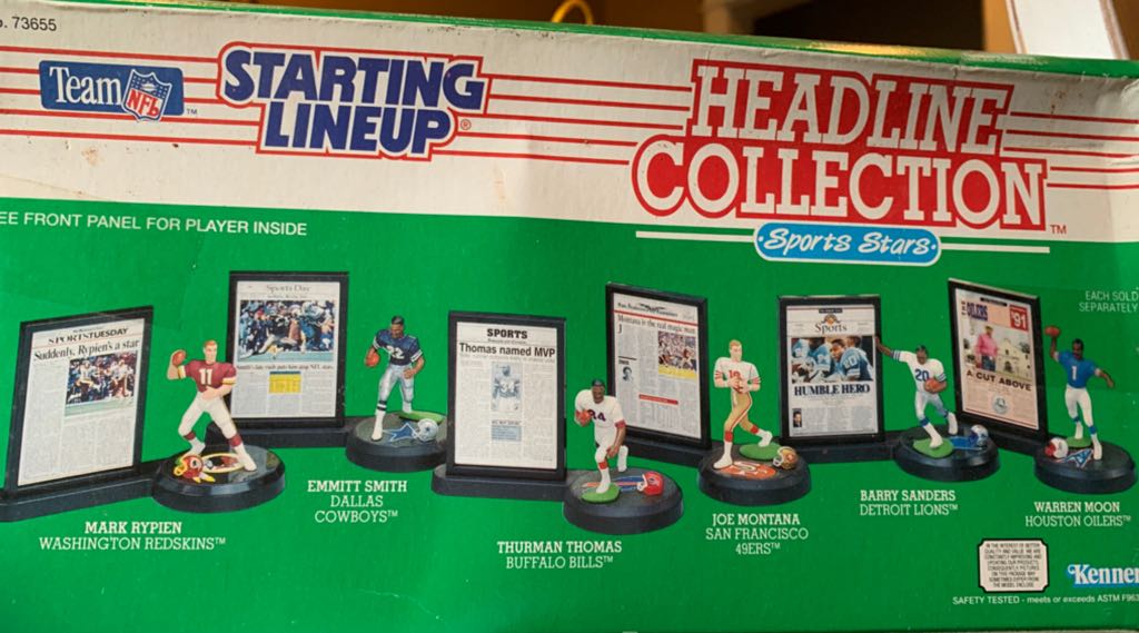 Starting Lineup NFL Headline Collection Emmitt Smith - Kenner action figure collectible [Barcode 076281736556] - Main Image 2