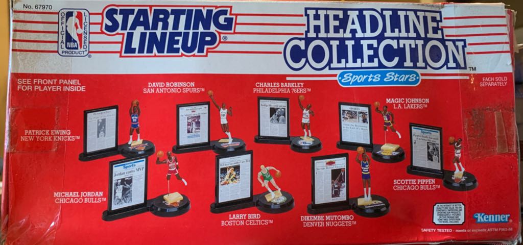 Starting Lineup NBA Headline Collection Michael Jordan - Kenner action figure collectible [Barcode 076281679709] - Main Image 2
