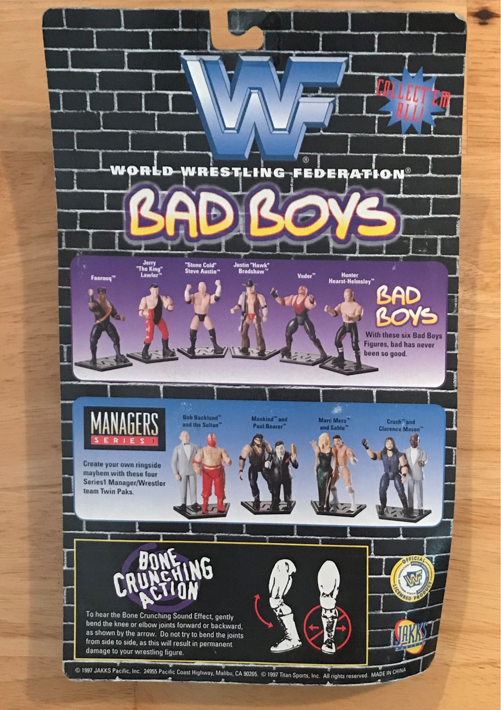 Farooq: Jakks WWF Superstars Series 4 - Jakks Pacific (WWF Superstars Series 4) action figure collectible [Barcode 039897806013] - Main Image 2