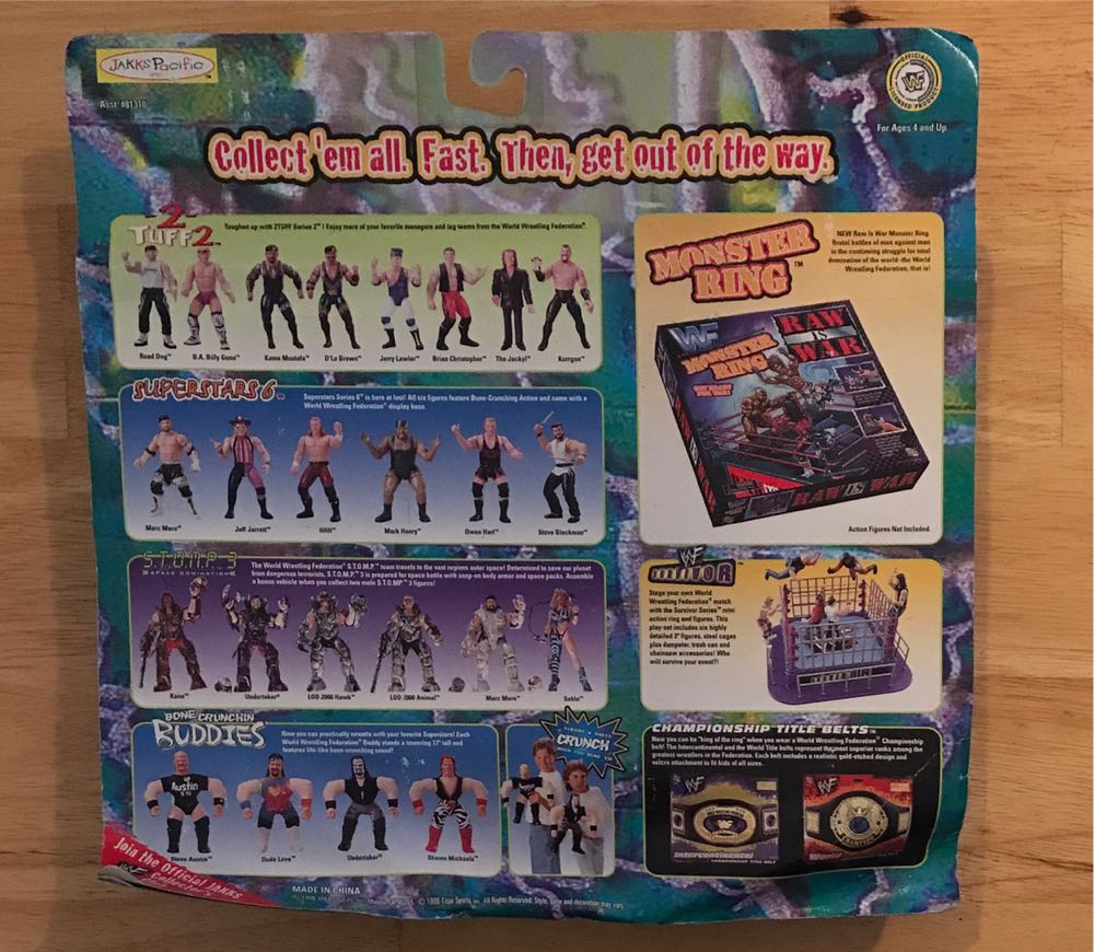 WWF Jakks Pacific BCA 2 Tuff Series 2 Tuff 2: Brian Christopher & Jerry “The King” Lawler - WWF Jakks Pacific BCA (WWF Jakks Pacific BCA 2 Tuff Series 2 Tuff 2) action figure collectible [Barcode 039897813134] - Main Image 2