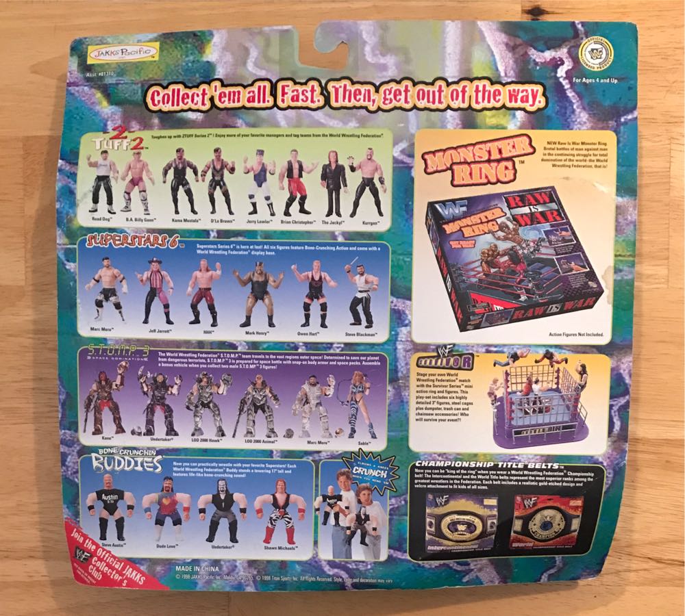 WWF Jakks Pacific BCA 2 Tuff Series 2 Tuff 2: Kurgan & The Jackyl - WWF Jakks Pacific BCA (WWF Jakks Pacific BCA 2 Tuff Series 2 Tuff 2) action figure collectible [Barcode 039897813127] - Main Image 2