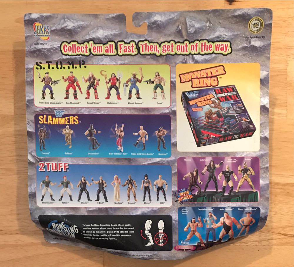 Jakks WWF 2 Tuff Series 1: Chyna & HHH - WWF Jakks Pacific BCA (WWF Jakks Pacific BCA 2 Tuff Series 1) action figure collectible [Barcode 039897812120] - Main Image 2