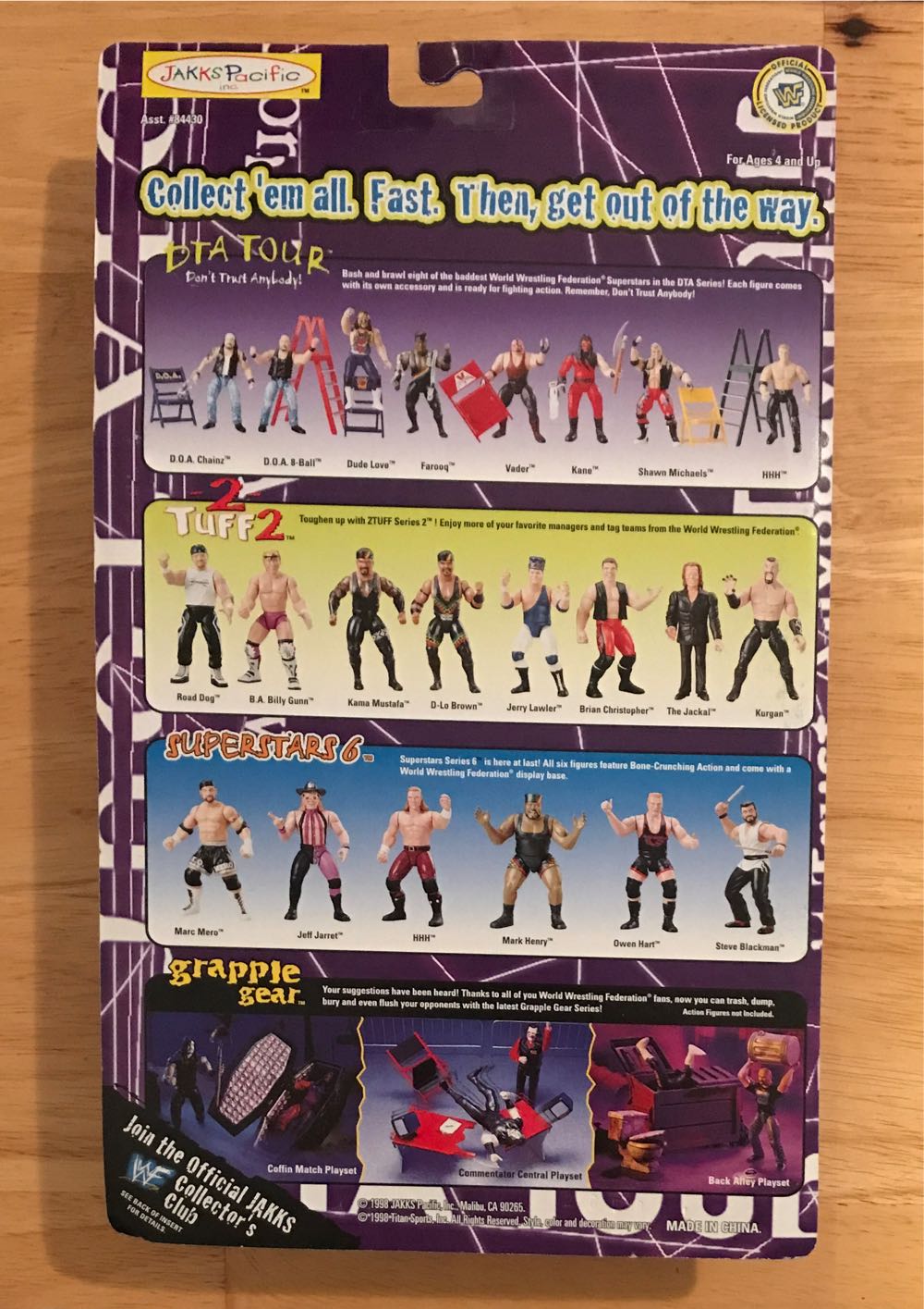 WWF Jakks Pacific BCA DTA Tour Series 1: Farooq - WWF Jakks Pacific BCA (WWF Jakks Pacific BCA DTA Tour Series 1) action figure collectible [Barcode 039897844343] - Main Image 2