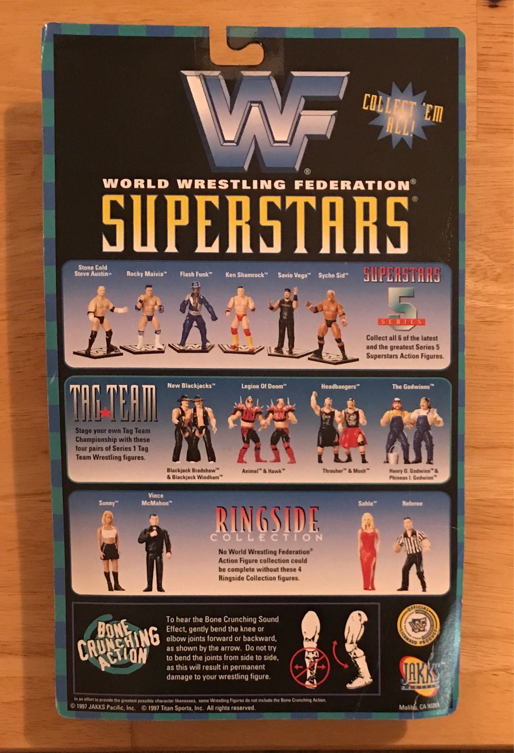 WWF Jakks Pacific BCA Superstars Best Of 1997: Hunter Hearst Helmsley - WWF Jakks Pacific BCA (WWF Jakks Pacific BCA Superstars Best Of 1997) action figure collectible [Barcode 039897807683] - Main Image 2