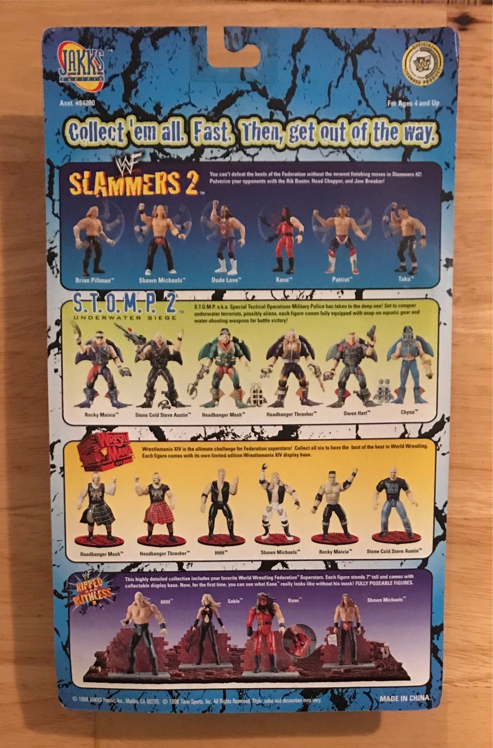 WWF Jakks Pacific BCA Slammers Series 2: Shawn Michaels - WWF Jakks Pacific BCA (WWF Jakks Pacific BCA Slammers Series 2) action figure collectible [Barcode 039897842059] - Main Image 2